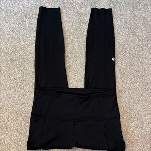 Black fast and free leggings size